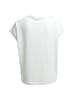 Milano Italy SLEEVELESS ROUNDNECK SHIRT in Offwhite