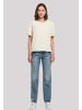 F4NT4STIC Ladies Everyday Tee Escape Discover the World Tree Birds in Whitesand