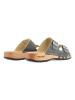 Woody Sandale in blau