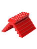 Katara 100 Steine Bausteine Dach Kompatibel LEGO®, Sluban, Papimax, Q-Bricks & mehr in rot