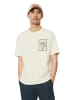 Marc O'Polo T-Shirt regular in multi/ egg white + print