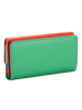 MYWALIT Tri-fold Zip Wallet Geldbörse Leder 17 cm in sicily