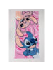 Lilo & Stitch Disney Lilo & Stitch Strandtuch 70 × 140cm leicht und schnelltrocknend in Rosa