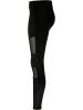 Urban Classics Urban Classics Damen Ladies Velvet Tech Mesh Leggings in black