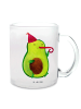 Mr. & Mrs. Panda Teetasse Avocado Feier ohne Spruch in Transparent