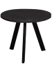 58 aufm Kessel COUCHTISCH Rund Elesa 1 60x51x60 Holzwerkstoff Schwarz/Keramik schwarz