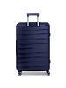 Franky London 4 Rollen Trolley L 74 cm mit Dehnfalte dark blue