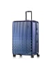Pack Easy Flow 4 Rollen Trolley L 75 cm mit Dehnfalte in moroccan blau