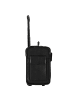 Dermata 2-Rollen Pilotentrolley Leder 45,5 cm Laptopfach schwarz