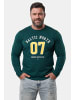 Men Plus Kurzarm T-Shirt in tannengrün