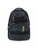 Wave Rucksack Infinity Schulrucksack Set 3 tlg. "Black and Yellow Dots" 10 Jahre