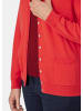 GOLDNER Uni Merino-Cardigan Langarm in rot