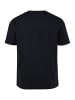 Men Plus Kurzarm T-Shirt in schwarz