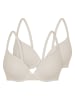 Sassa 2er Pack Schalen-BH in ivory