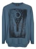 Men Plus Sweatshirt in rauchblau