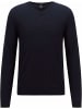 Hugo Boss V-Pullover für Herren in dunkel-blau