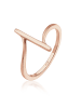 Elli Ring 925 Sterling Silber Geo in Rosegold