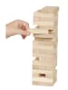 Gollnest & Kiesel Geschicklichkeitsspiel Wackelturm | 7,5 x 7,5 x 25,5 cm, Holz, 51 Steine, per...