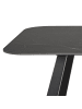 ebuy24 Esstisch Antalya Schwarz 180 x 90 cm
