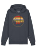 wat? Apparel Sweatshirt Sunset Berge & Tannen in India Ink Grey