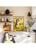 Mr. & Mrs. Panda Plakat Pinguin Marienkäfer Design mit Spruch in Weiß