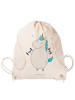 Mr. & Mrs. Panda Jutebeutel Einhorn Fitness ohne Spruch in Creme