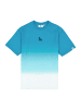 Garcia T-Shirt kurzarm Farbverlauf Teenager in teal blue