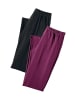 Vivance Active Caprihose in 1x schwarz, 1x beere