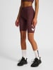 Hummel Hummel Tight Kurze Hose Hmlpulse Multisport Damen in FUDGE MELANGE