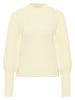 faina Damen Strickpullover in Wollweiss