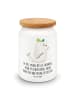 Mr. & Mrs. Panda Aufbewahrungsdose Robbe Sherlock mit Spruch in Weiß
