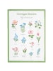 Greengate Geschirrtuch AGNES MY HERBARIUM Weiß mit Blumen