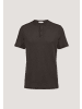 Hessnatur Henley Shirt Regular in kakao braun
