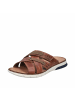 rieker Pantoletten für Herren in braun