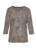Sieh an! 3/4-Arm-Shirt in taupe