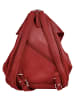 Bruno Banani Rucksack echt Leder in rot