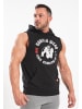 Gorilla Wear Ärmelloser Marshall-Hoodie – Schwarz – M
