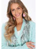 IZIA Women Cardigan in aqua
