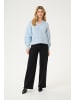 Kaffe Strickpullover KAtrina Loose fit in Celestial Blue Melange