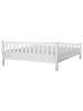 Beliani Doppelbett GIVERNY in Weiß - (W) 189 x (H) 83 x (L) 208 cm
