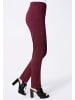Sieh an! Stretch-Hose in bordeaux