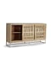 Giner y Colomer Sideboard aus Mangoholz und Metall in Beige