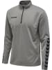 Hummel Hummel Halbreißverschluss Sweatshirt Hmlauthentic Herren in GREY MELANGE