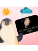 Mr. & Mrs. Panda Badteppich Otter Umarmen mit Spruch in Schwarz