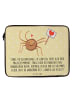 Mr. & Mrs. Panda Notebook Tasche Spinne Agathe Motivation mit Sp... in Gelb Pastell