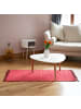 relaxdays Flickenteppich in Rot - (B)70 x (T)140 cm