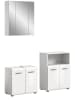 ebuy24 Badmöbelset Ice Weiß 135 x 32 cm