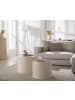 home24 Beistelltisch Elipse rund 2er-Set in Hochglanz Beige