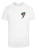 Mister Tee Mister Tee Herren Flamingo T-Shirt Round Neck in white