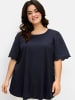 sheego T-Shirt in tiefblau